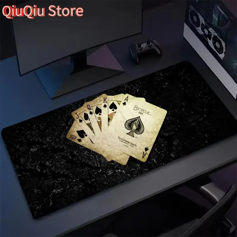 

Poker Design Mouse phone Pad Large MousePad XXL Gaming Rubber playmat Lock Desk Mat Computer mouse Gamers work carpet office