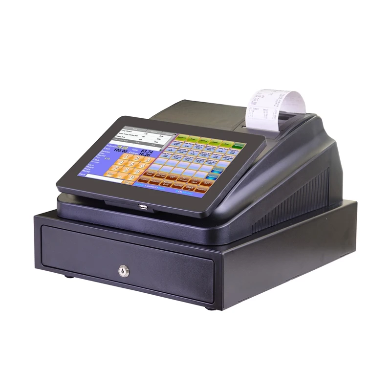 new T3 MINI Cash Register Supermarket intelligent integrated ordering machine prints receipts Linux system 10.1-inch
