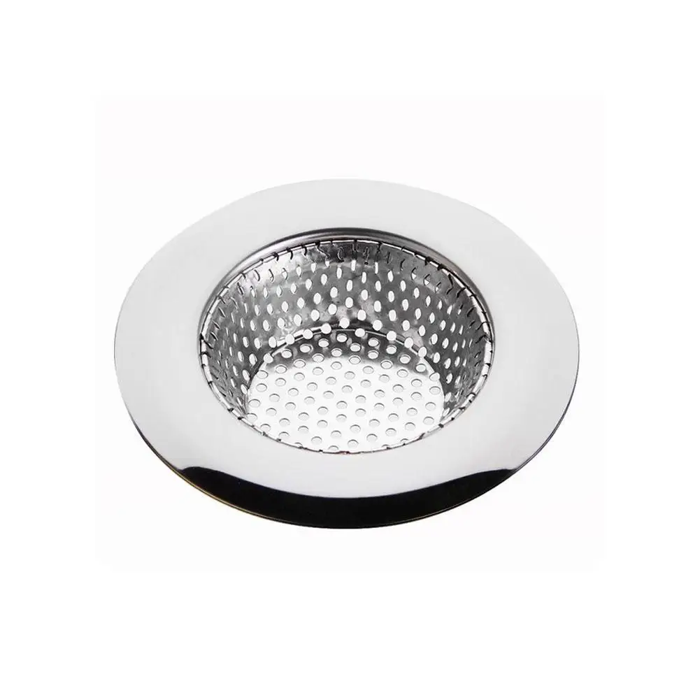 1PCS Kitchen Sink Filter Stainless Steel Mesh Sink Screen Hole Waste Bathroom Filter Strainer Trap Filter Sink Strainer Dra K6A9