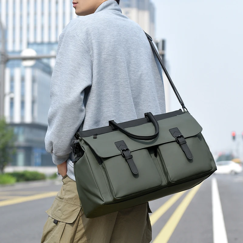 

Travel Duffel Bag Large Storage Outdoor Business Trip Fitness Gym Yoga Shoulder Bags Dry Wet Short Trip Commuting Handbag