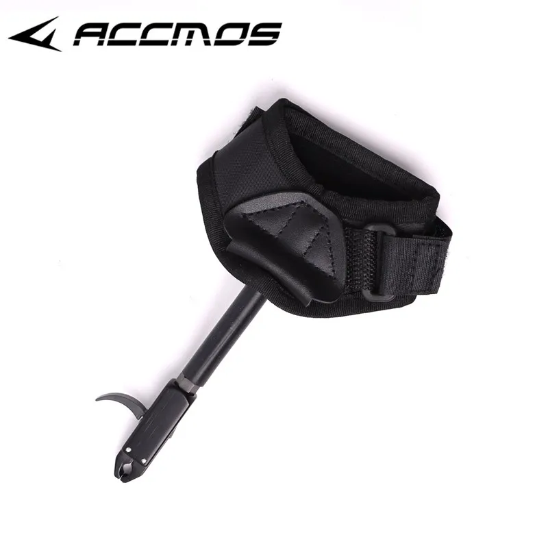 1pc Archery Caliper Release Aid  Arrow Trigger Wristband Release Compound Bow Strap Shooting Pro