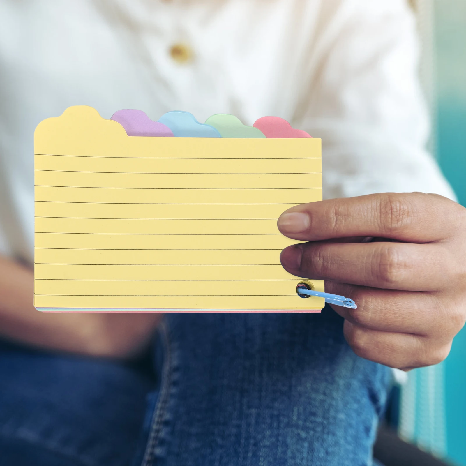 

Comfortable Writing Blank Index Cards Pre Hole Punched Flashcards Portable Notepads For Creative Diaries And Ideas
