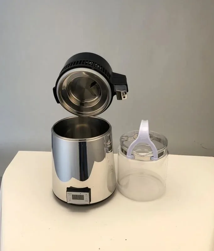 Multifunction Distelled Water Machine 4L Intelligent Timing Function Stainless Steel for Home Dental Clinic Lab Equipment