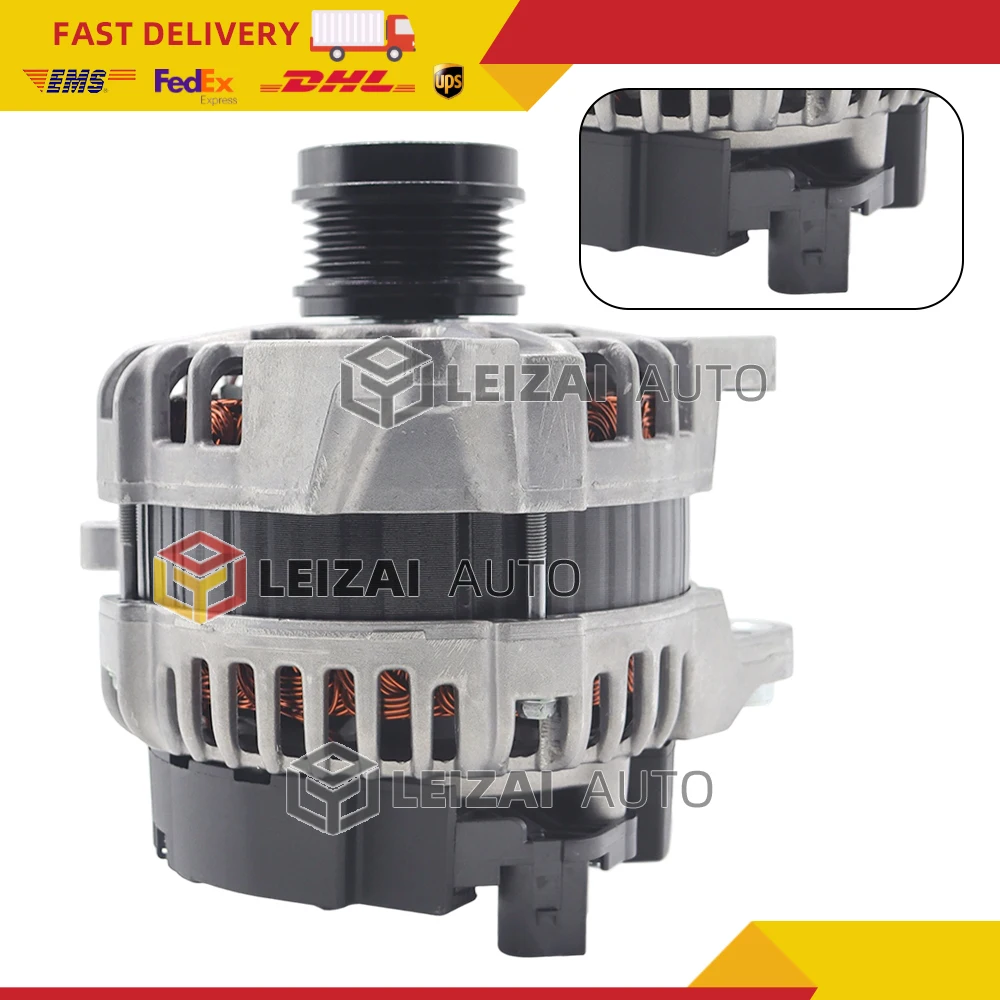 175A 12V CW 5 Groove Clutch Pulley Alternator for Mercedes-Benz C117 X117 X156 CLA45 AMG 0009062202, A0009060803, 11745N, 11745