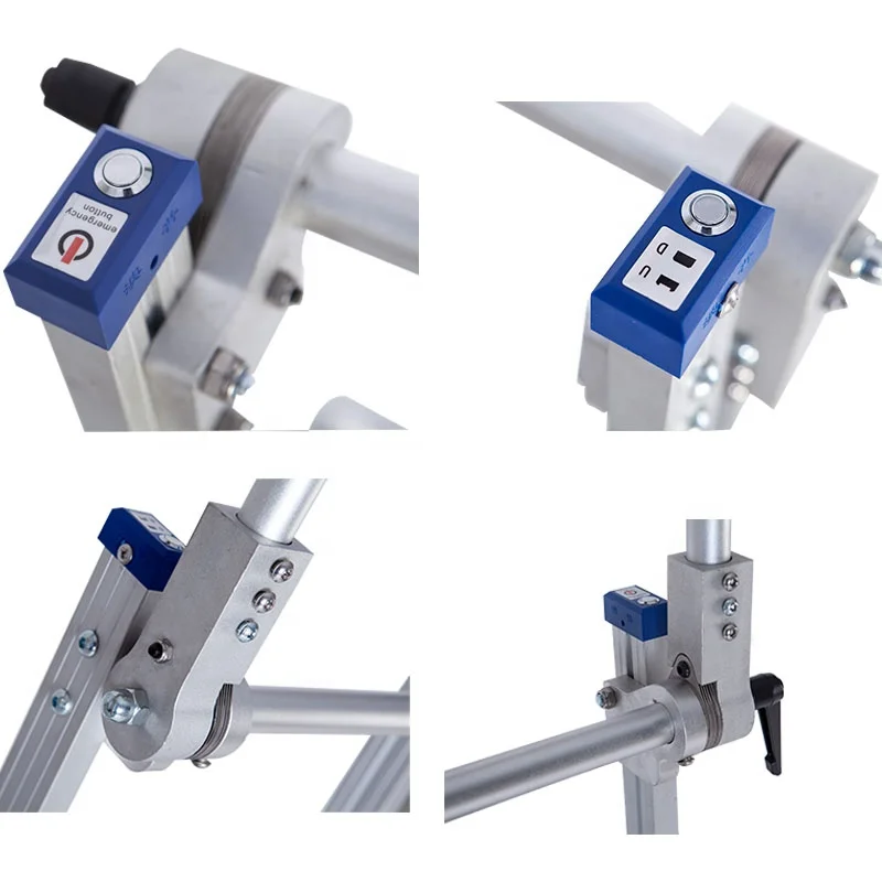 Gerobak Troli Tangan Trailer Panjat Tangga Dolly Pendaki Listrik Bertenaga Pendaki Lipat Gerobak Tugas Berat Truk Portabel