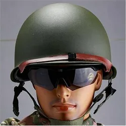 Military M1 Green Steel Adjustable Helmet Tactical Protective Army Equipment Field Paintball Gear Steel Sturdy Helmet For Adult