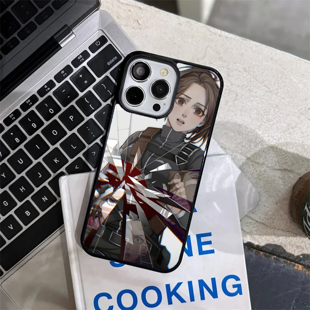 Anime Attack On Titan Phone Case Strong Magnetic For IPhone 15 14 13 Pro Max 11 12 Mini Alex Mirror For Magsafe