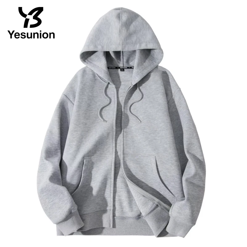 

Толстовка с капюшоном в американском стиле, кардиган, толстовка на молнии для женщин, осенняя свободная куртка с длинными рукавами, уличная одежда, подходит для мужчин и женщин