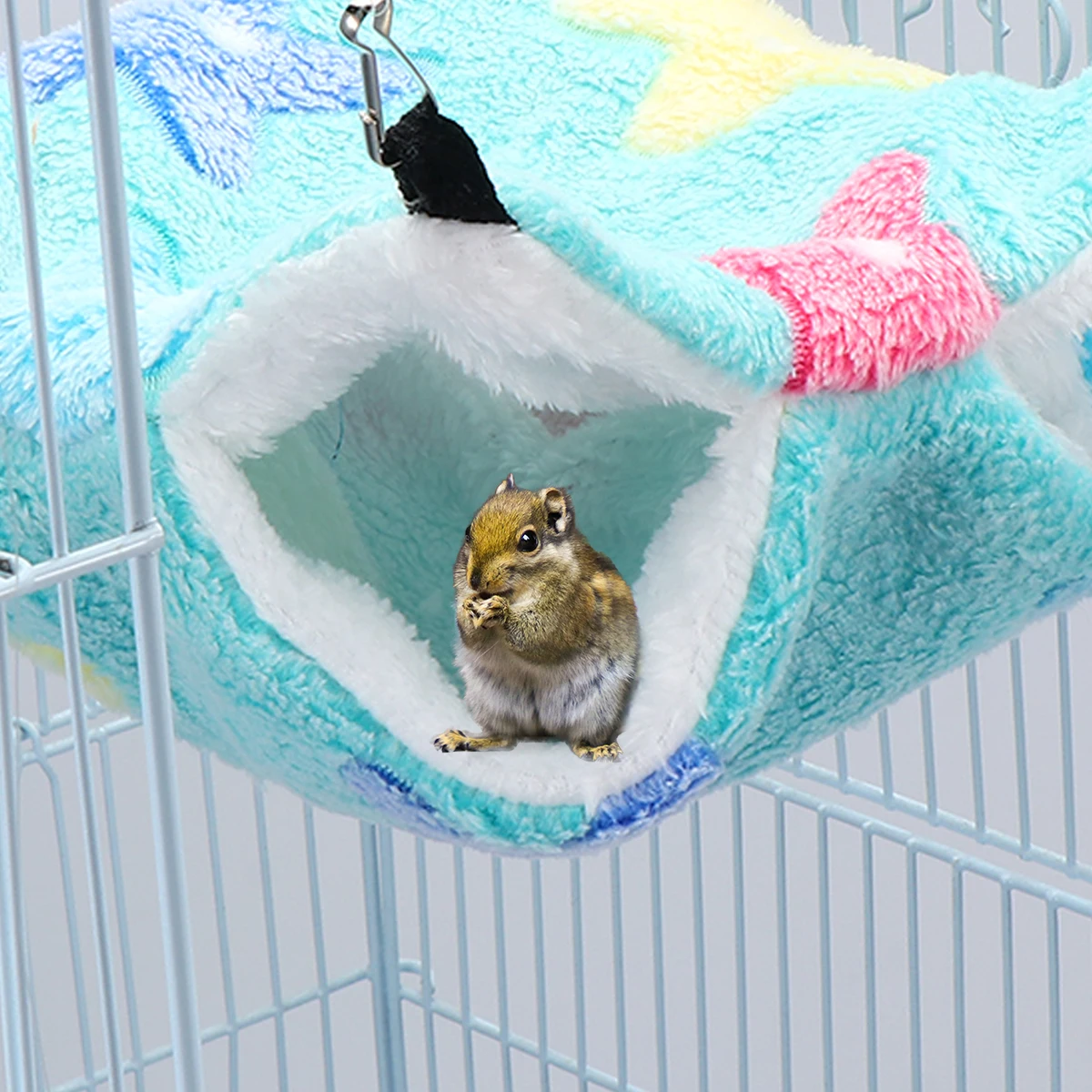 

Double Layer Plush Hanging Bed For Pets Safe Durable Animal Bed Supplies Pet Supplies Cozy Lofted Bed