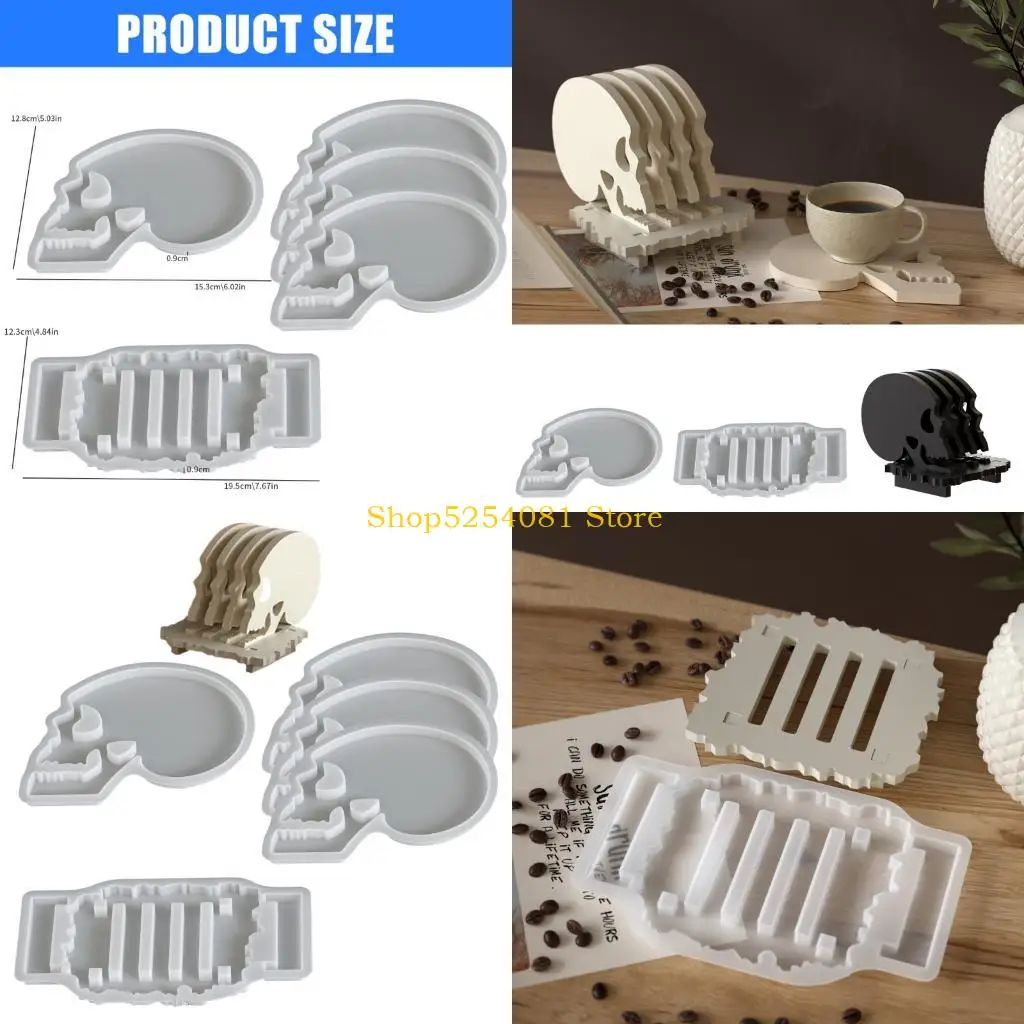 

AXYC Easy To Use Skull Shaped Resin Mould For Handcrafted Decoration And Themed Event