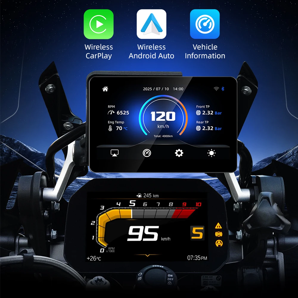 アクセサリー BMW Motorcycle Carplay EKIY 6.2