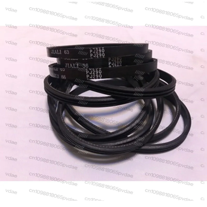 2PCS JIALI Rubber Belt PJ336 PJ290 PJ416 PJ286 PJ456 PJ246 PJ256 PJ316 PJ376 Mechanical Conveyor Roller Logistics Elastic Belt
