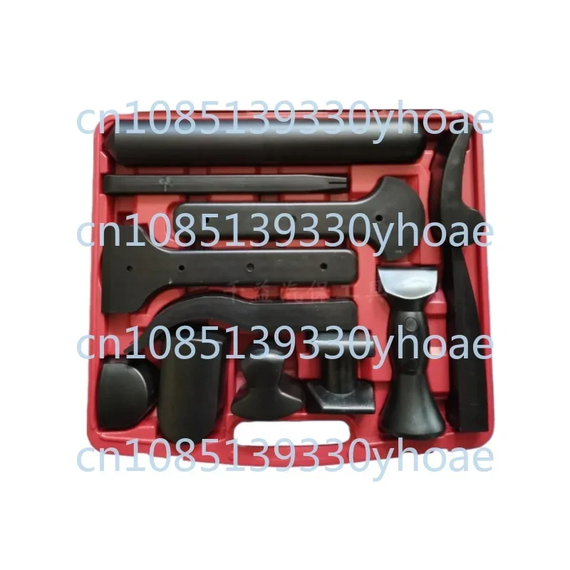 12 pieces sheet metal stopper set, pad plastic steel material, repair sheet metal depression repair tool