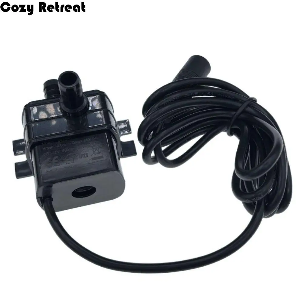 

Бесщеточный микроводяной насос 4,8 Вт, 240 л/ч, эффективная передача воды, ультра-тихий небольшой бытовой насос, 12 В постоянного тока, прочный погружной насос