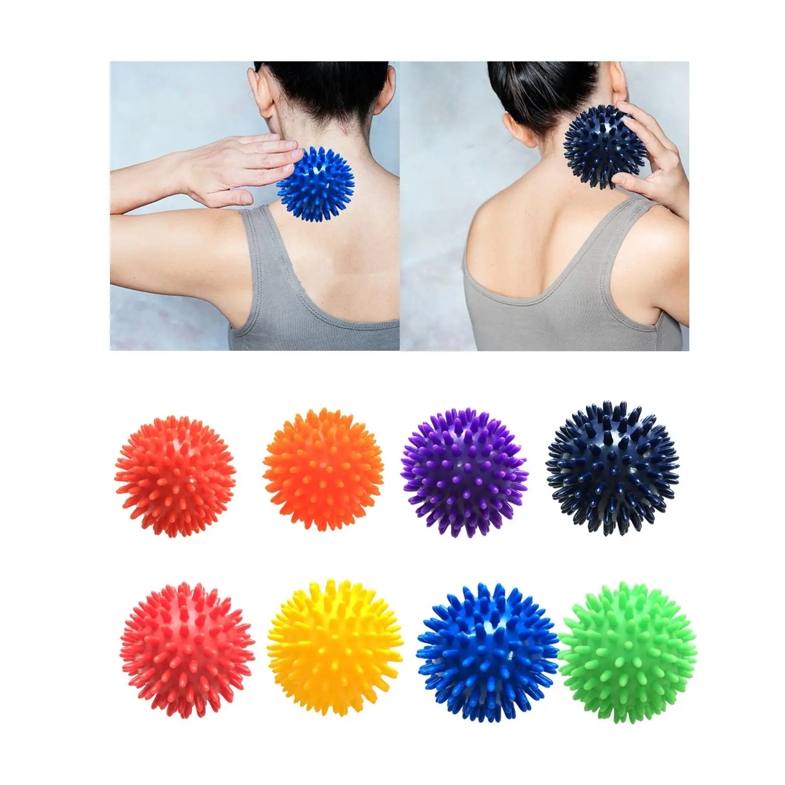 Spiky Balls massager Rollers Manual Handheld Multifunctional