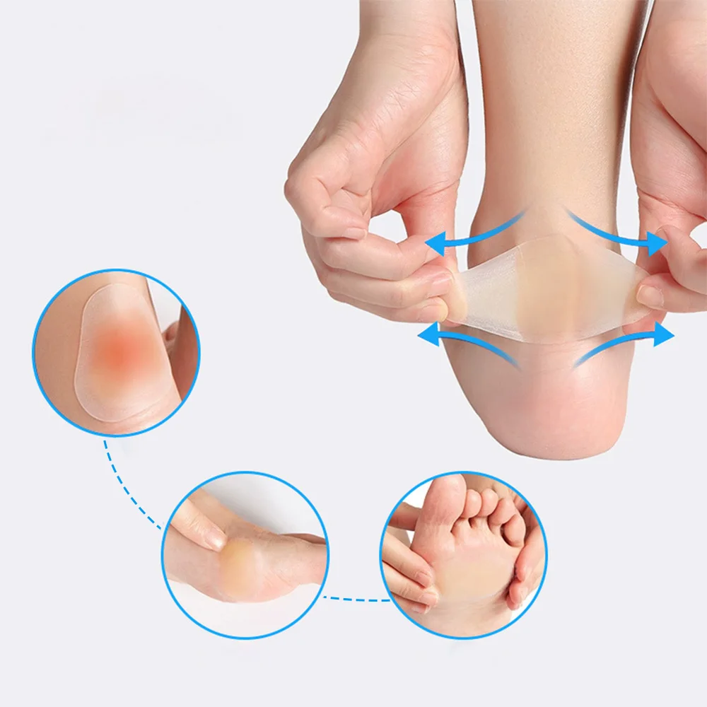 

32pcs/set Gel Shoes Sticker Insole Hydrocolloid Patch Heel Protector Relief Pain Blisters Bunion Corrector Foot Toe Care Insert