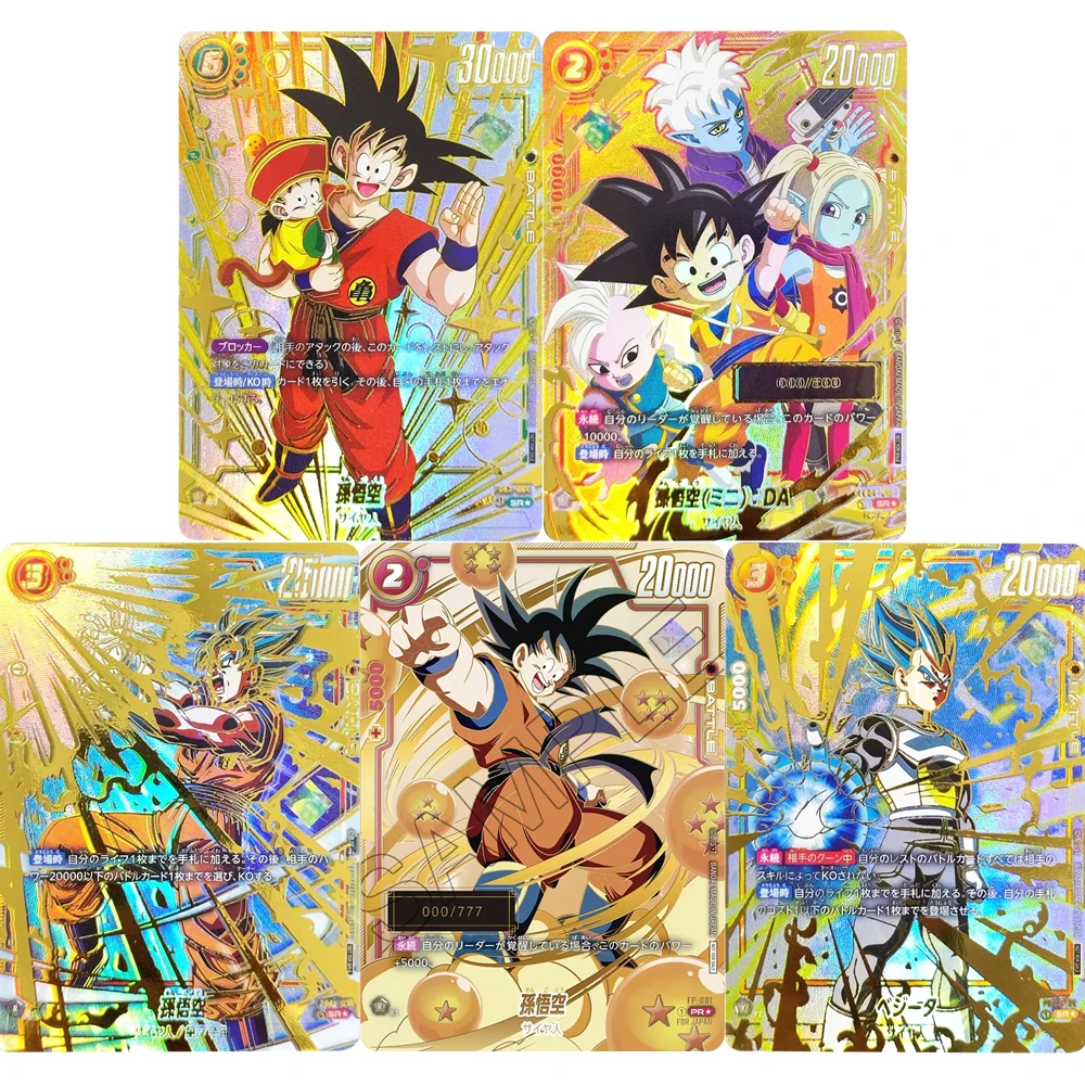 

Коллекционные карточки Dragon Ball: Сон Гоку, Фриза, Броли. Промо-карты JPN. Высококачественные самодельные игровые аниме-карты. Подарок, игрушка.