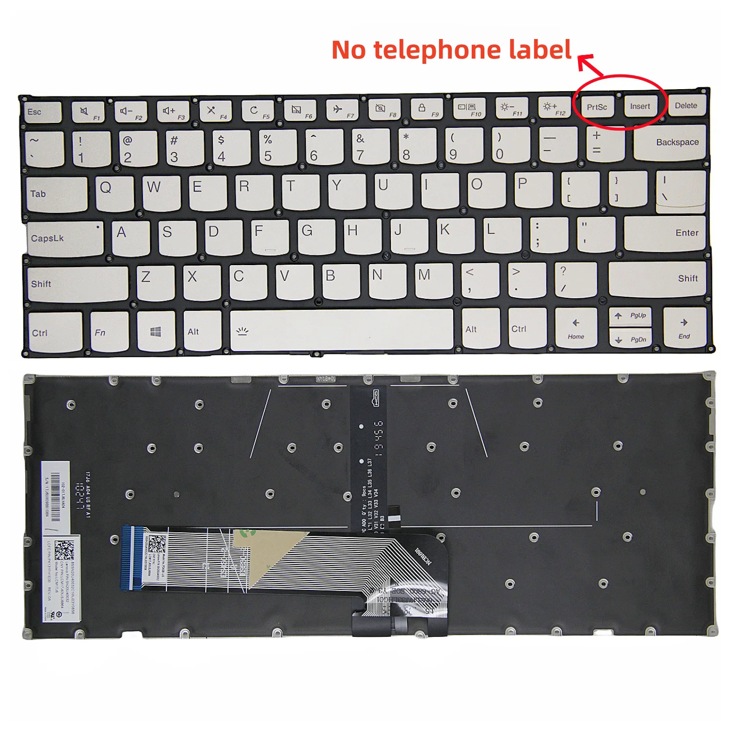 New Original For Lenovo Ideapad flex 6 14ikb AIR14IKB AIR13IWL Air15IKBR Air14IWL E4-IML K3-IWL E4-IIL K4E-IML K3-IML Keyboard