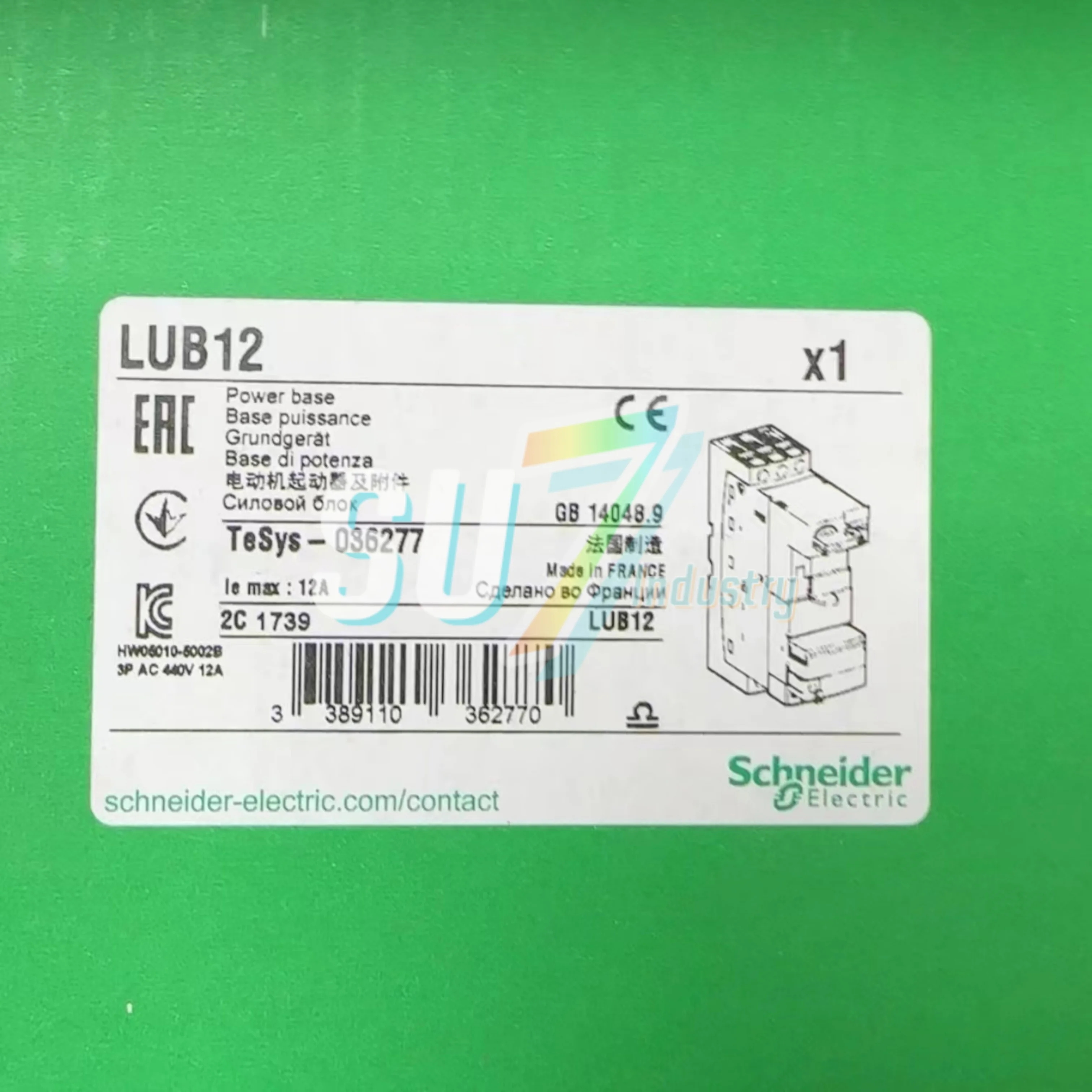 

TeSys U Standard Power Base new in stock LUB12 LUB32