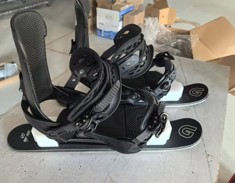 Wholesale Custom Freestyle Mini Skate Skis and Snowboard Wood Sandwich Style for Sport Use