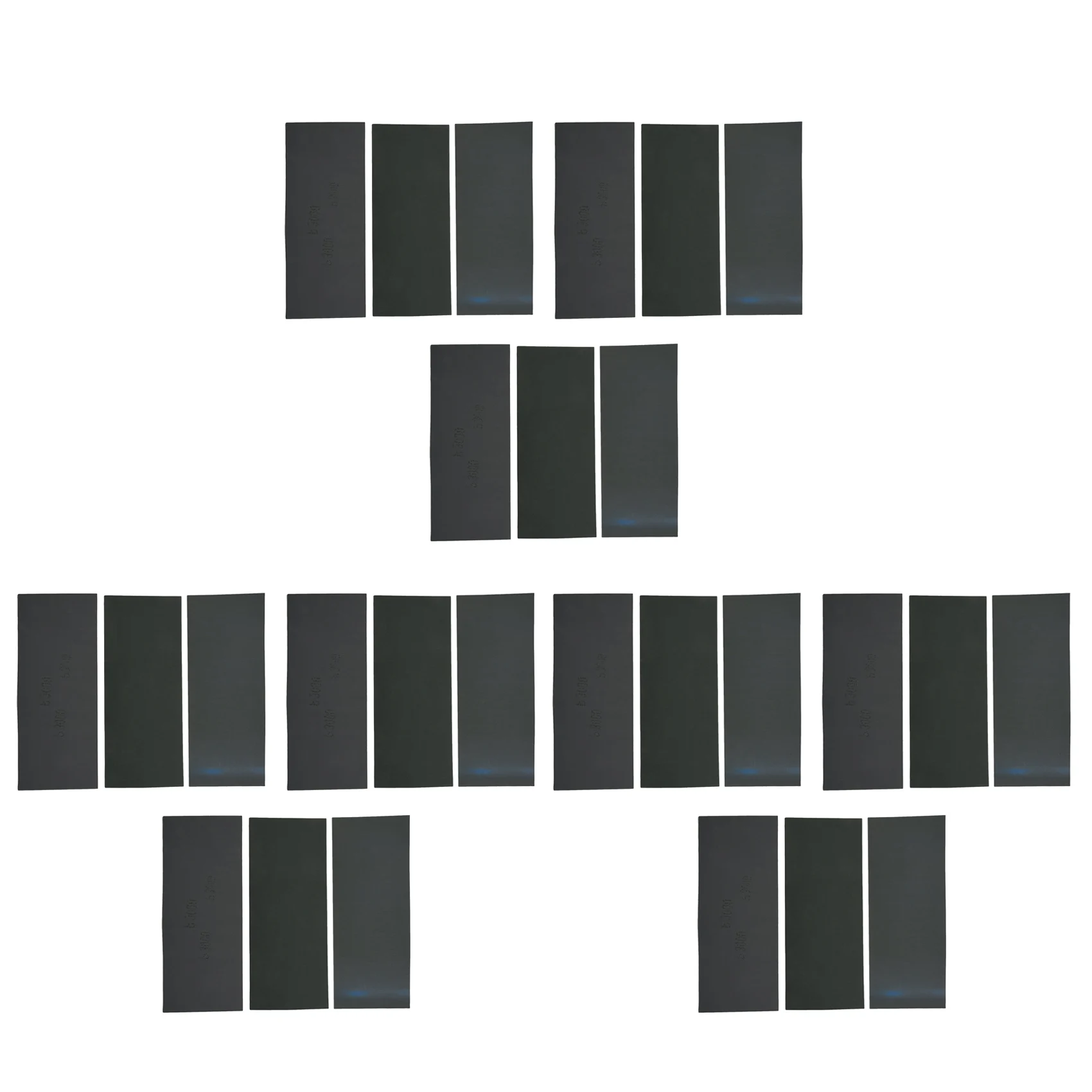 27 pièces 3000 5000 7000 assortiment de papier de verre humide et sec à grain élevé papier de ponçage pour cloisons sèches 9X3.6 pouces-AA25