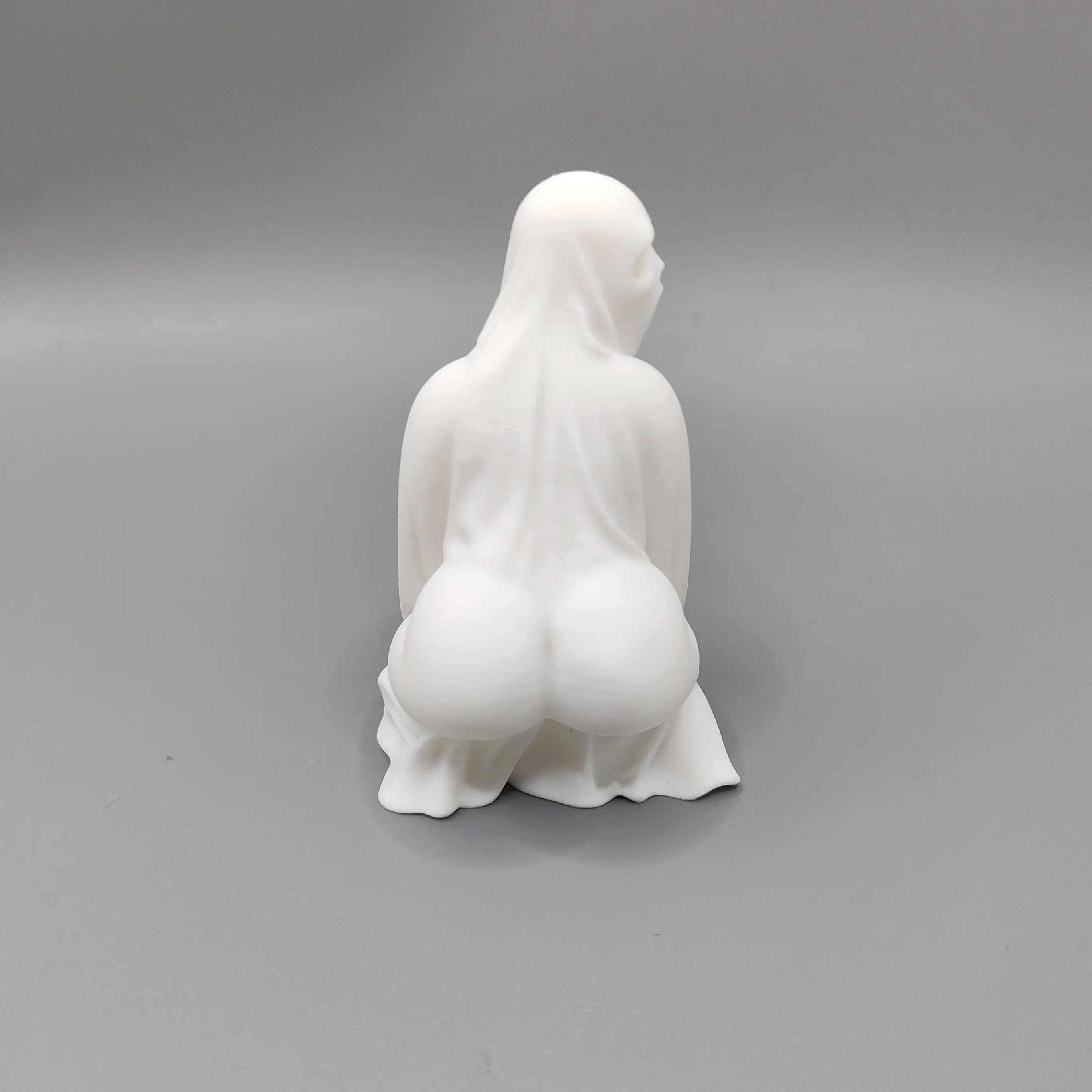 Twerking Ghostface Figurine, 3D Printed Funny Spooky Sculpture, Adult Halloween Desktop Decor Ornament, Age 14+ Collectible