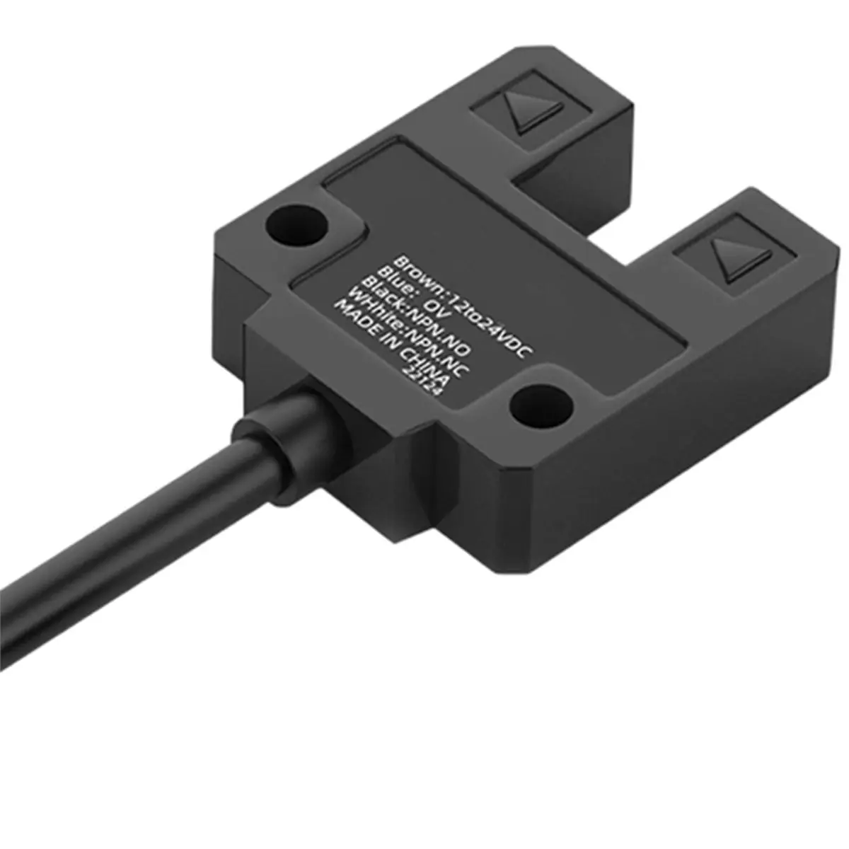 AAAE -SU10N Slot Type Photoelectric Switch Sensor NPN PNP 12-24VDC 4-Wire Infrared Optical Proximity Detector