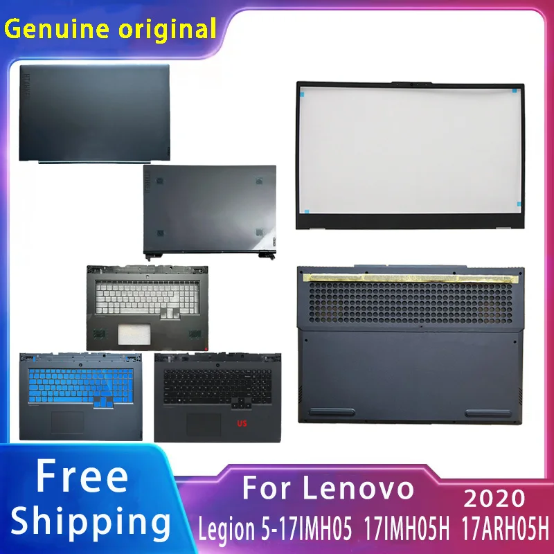 

Новинка для Lenovo Legion 5-17IMH05 17IMH05H 17ARH05H 2020; Аксессуары для ноутбуков Задняя крышка ЖК-дисплея/Palmres/Нижняя часть 5CB0Z21100