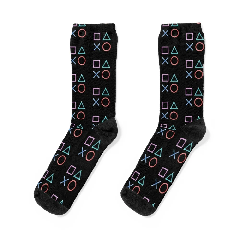 

Playstation Symbols Socks short cycling Socks Men Women's