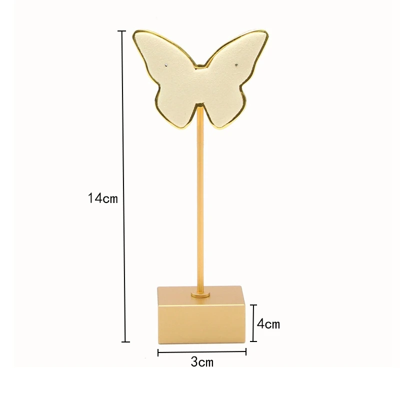 Anting-anting model berdiri logam kupu-kupu anting-anting berdiri pemegang rak perhiasan rak pajangan anting-anting Bracket-B