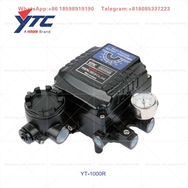 YT-1000 Series Electro-Pneumatic Valve Positioner YT-1000L Straight Stroke YT-1000R Rotary Stroke 4-20mA DC Pneumatic Actuator
