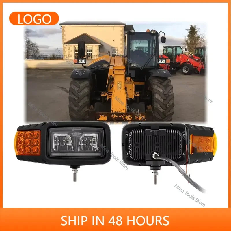 Wheel Loader ECE R149 LED Driving Light High Low Beam LED Headlight Tractor Lights Excavator for JCB Manitou view 6