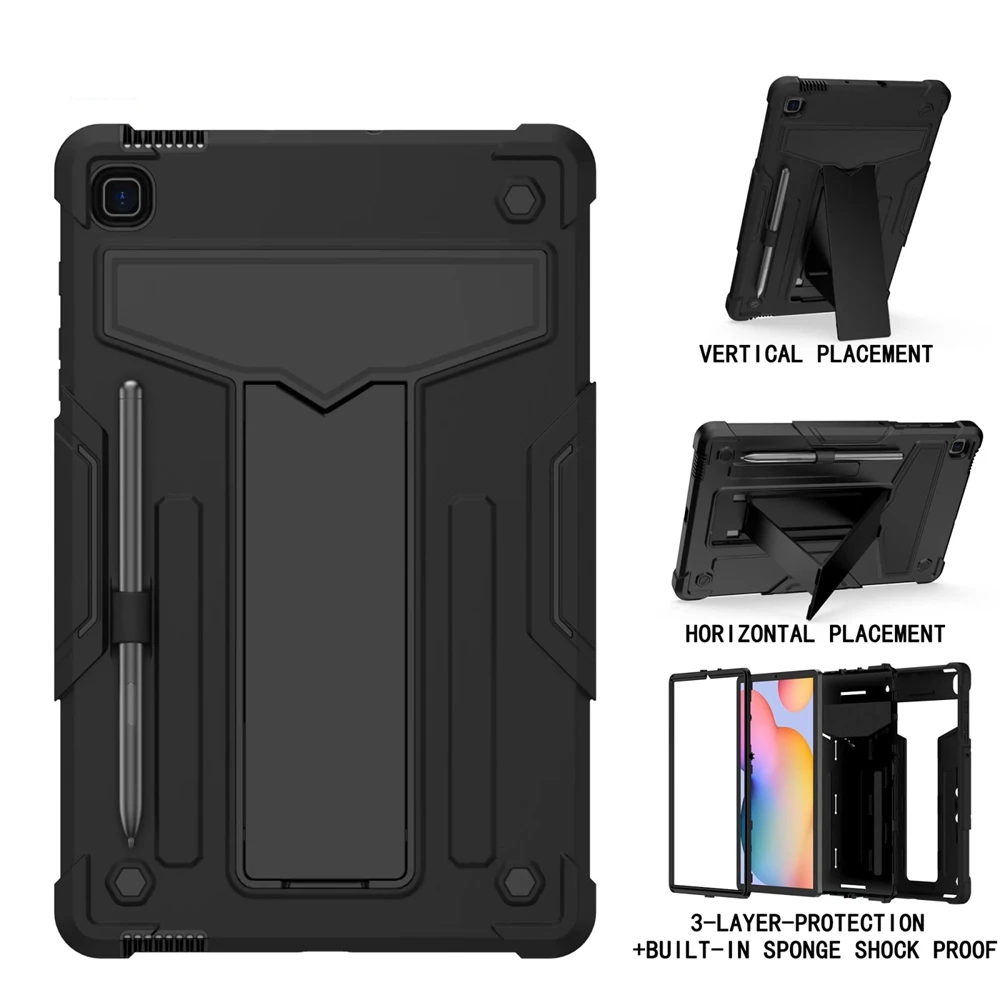 

Heavy Duty Rugged Armor Silicone Case For samsung Galaxy Tab S6 Lite P620 P625 P627 10.4 2024 Case P610 P619 Shockproof Cover
