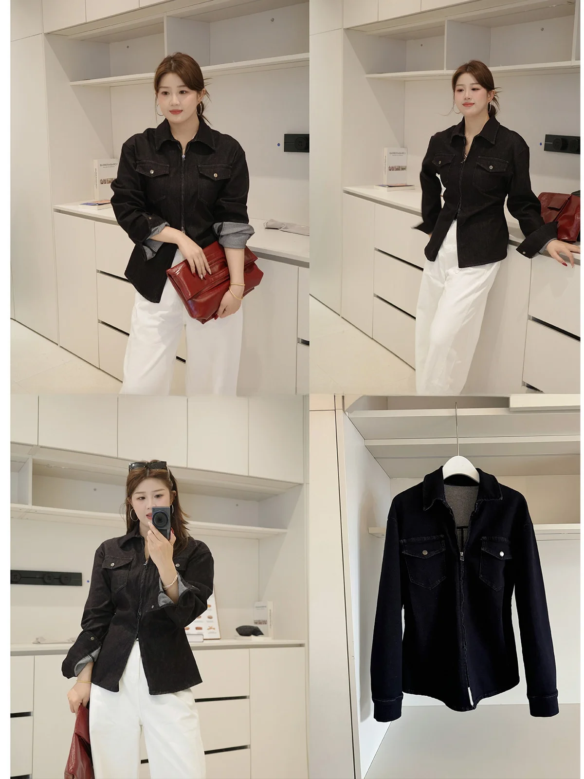 

Женская куртка из денима с эффектом похудения, приталенная, новая весенняя модель, деконструктивный дизайн со складками, уличный стиль, длинный рукав, смесовая ткань с хлопком