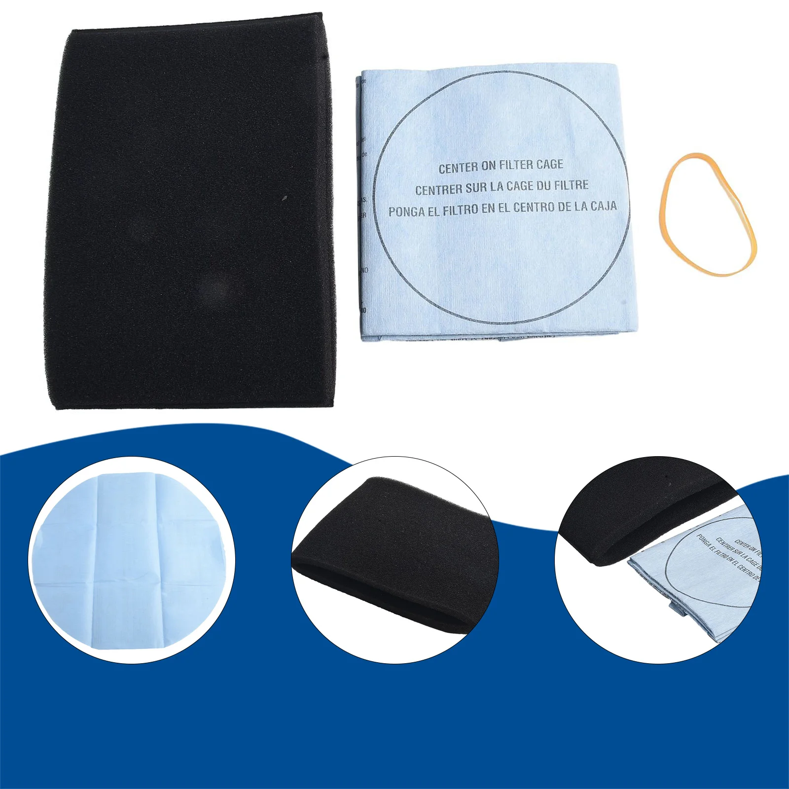 Retainer Ring Filter Bags For Shop Vac Wet Dry Household Supplies Household Sweeper Parts Vacuum Cleaner Accessories