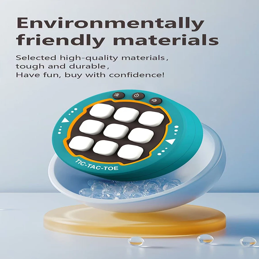 1 قطعة-Tic-Tac-Toe مجلس ألعاب إلكترونية متعددة الوظائف مونتيسوري لغز الجدول لعبة الشطرنج مجموعة الشطرنج المحمولة للبالغين والأطفال #4