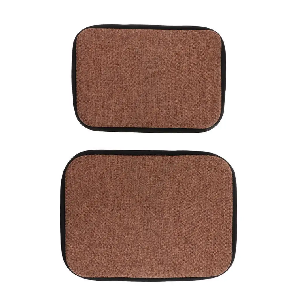 Polyester Dining Chair Cushion Thick Square Chair Pad Non Skid Seat Pillow Cover for Office Home Use