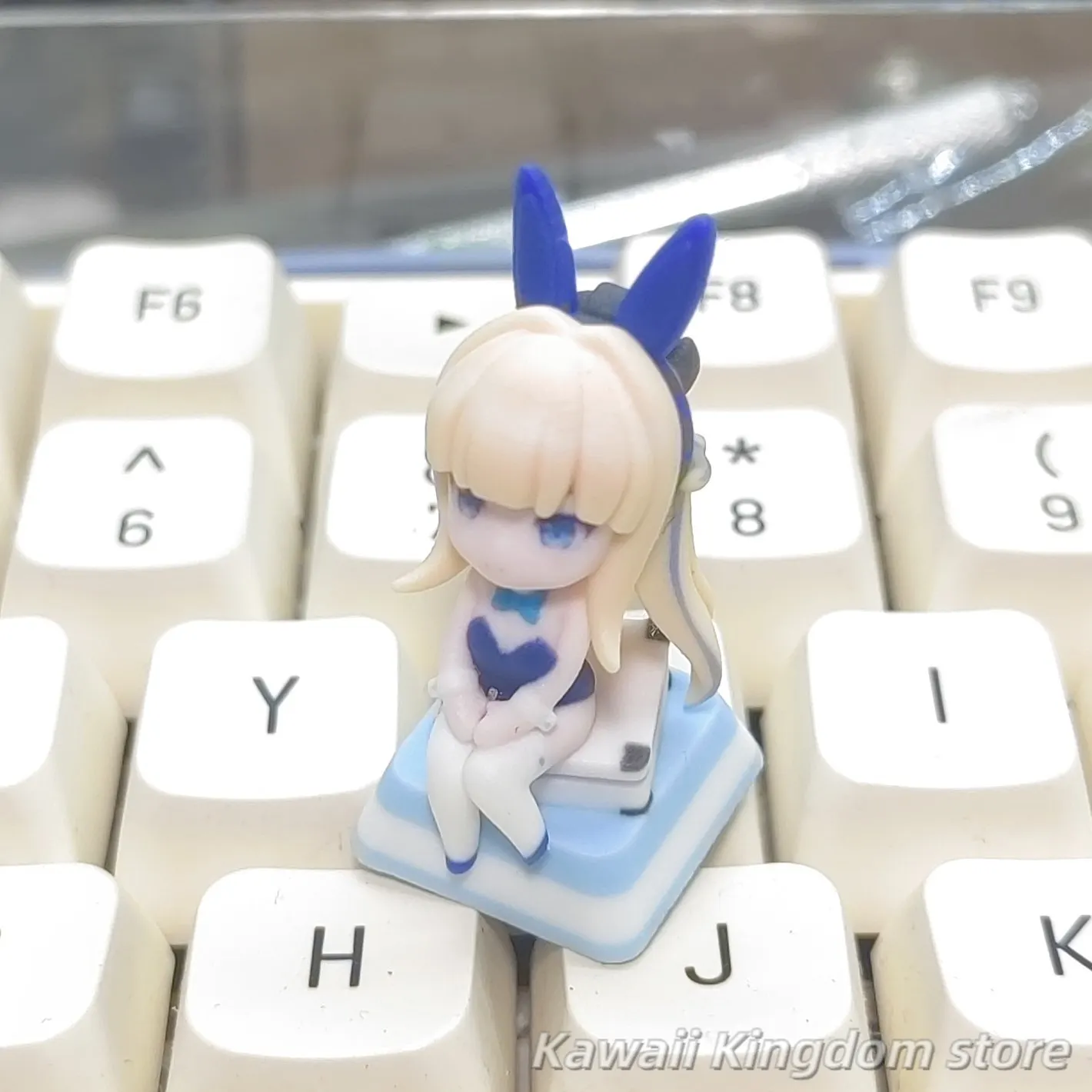 

Blue Archive Asuma Toki Cosplay Anime Keycaps Resin Material for Mechanical Keyboard Accessories Key Caps