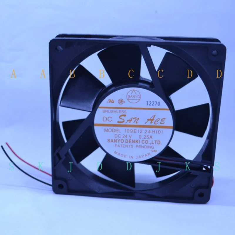 

Новый вентилятор охлаждения San Ace 24V 0.25A (модель 109E1224H101) для SANYO