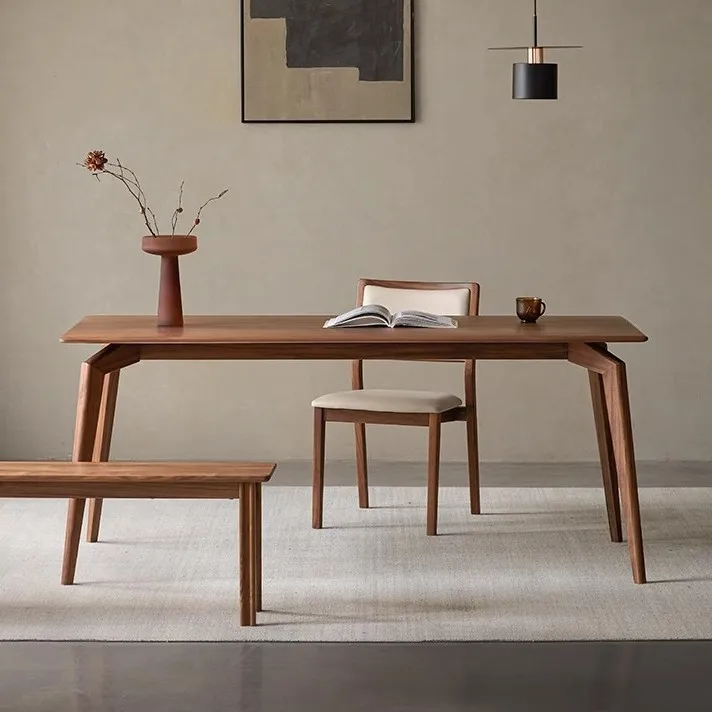

North America, Black Walnut, Dining Table, Home, Office, Dining Room, Rectangle