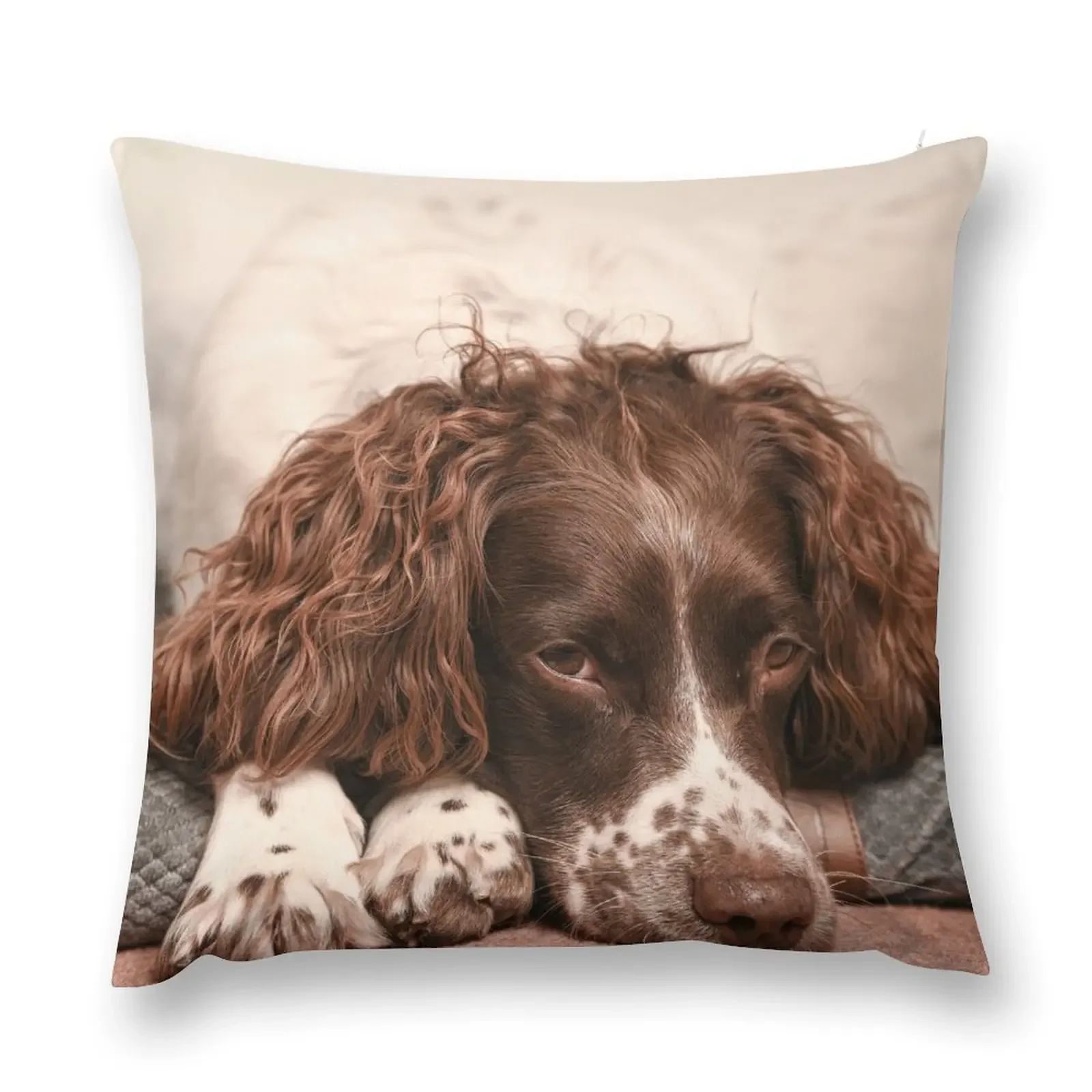 Inglês springer spaniel lance travesseiro fronha fronha de natal fronhas decorativas