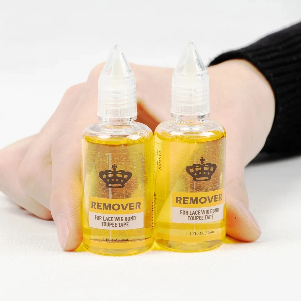 2PCS Invisible Lace Glue Set with Extra Hold Waterproof for Lace Front Wig Installation Kit with Glue Remover Hair Accessories