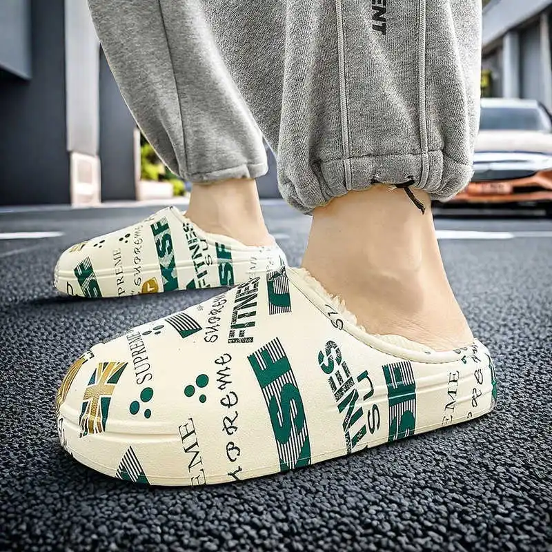 Thick Bottom Slip On Mens Sports Flip Flops Slippers Sneakers Silver Shoes White Sandal Design Loafer'lar Outing Tenid