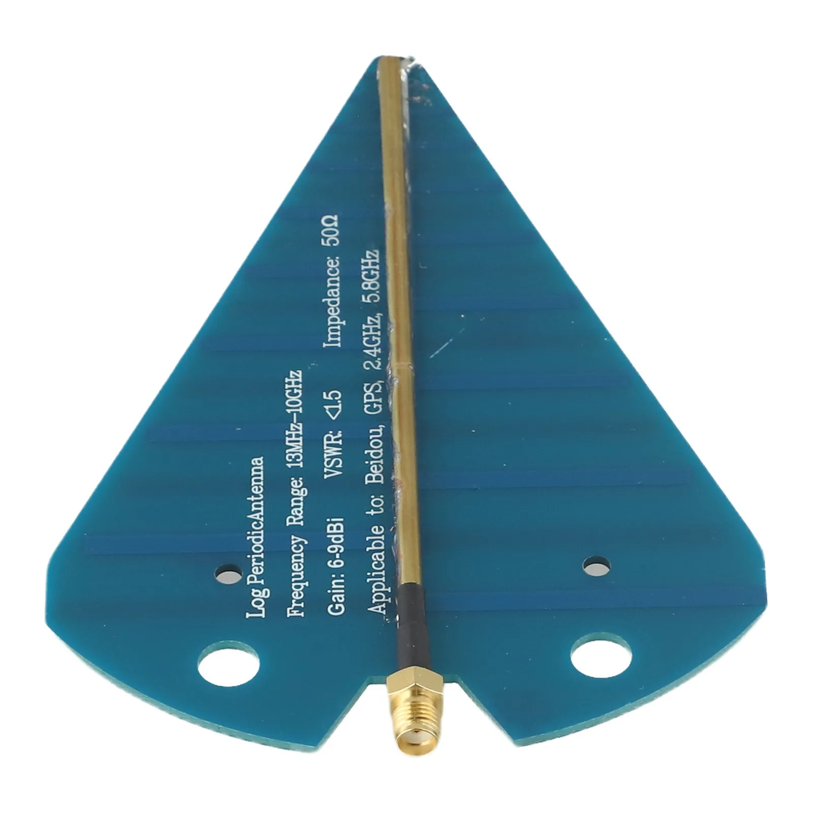 HT5 13MHz-10GHz For UWB Log Periodic Antenna-Linear Polarization Directional Gain 6dBi For Spectrum Analysis Signal Testing Tool