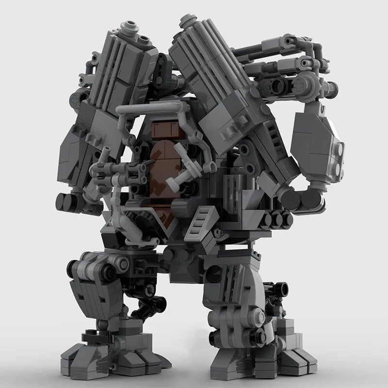 Matrix APU MOC Building Blocks, Mech Suit Exoskeleton Model with Movable Joints, Sci-Fi DIY Collection for Adult Fans