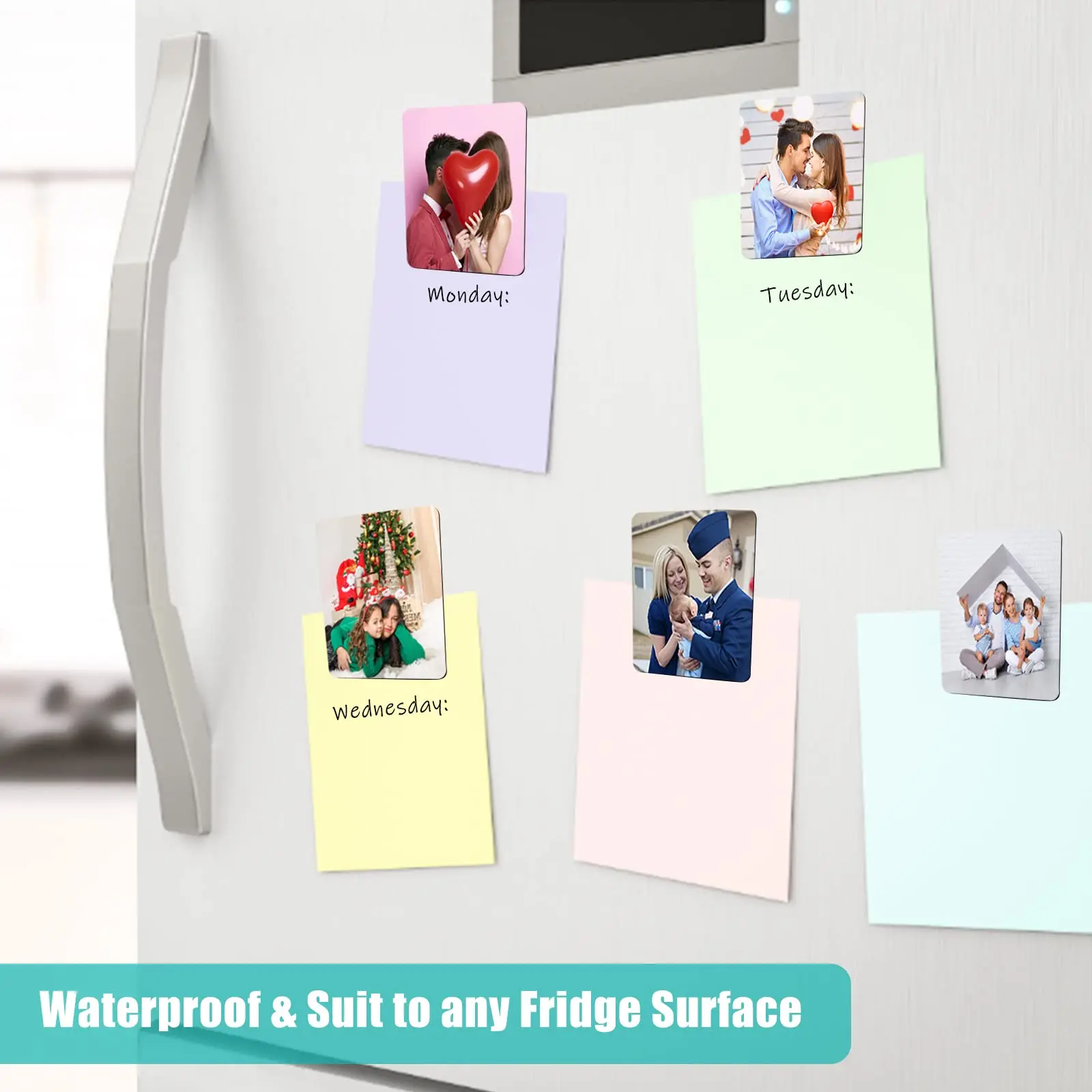 30Pcs/Set Sublimation Magnet Blanks Personalized Fridge Magnet Refrigerator Magnets For Sublimation Blanks Kitchen Office Decor