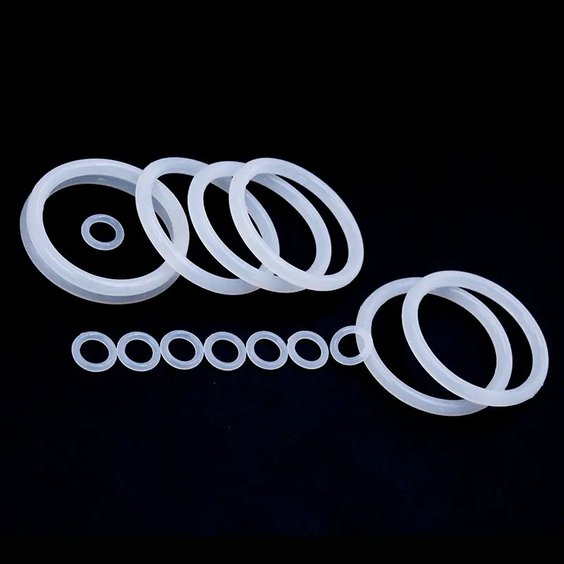O-ring thickness 1.9/2.2/2.4mm CS silicone VMQ sealing high temperature resistant gasket rubber ring complete in specifications