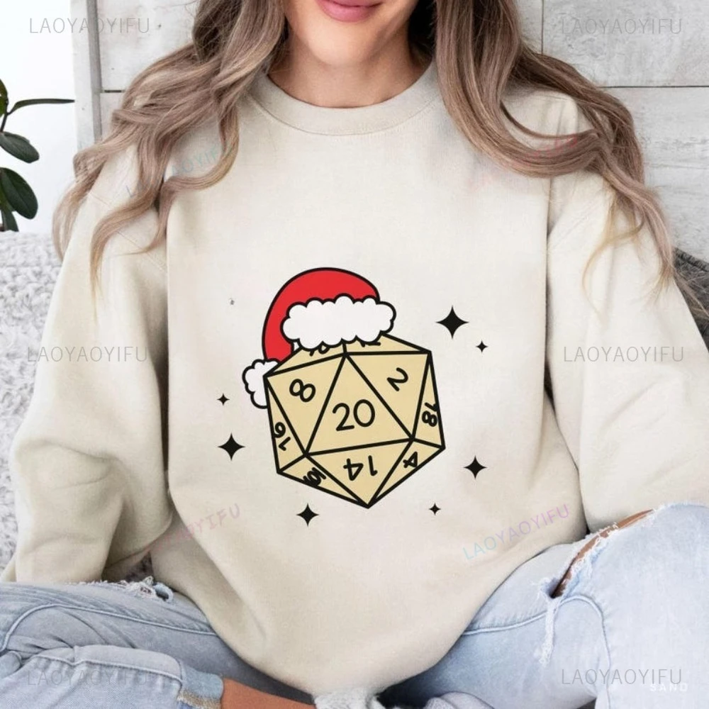 Funny DnD Dungeons and Dragons Dice Board Game Sweatshirt Humor Tabletop Gamer Gift Man Women Hoodies Fall Winter Warm Clothing