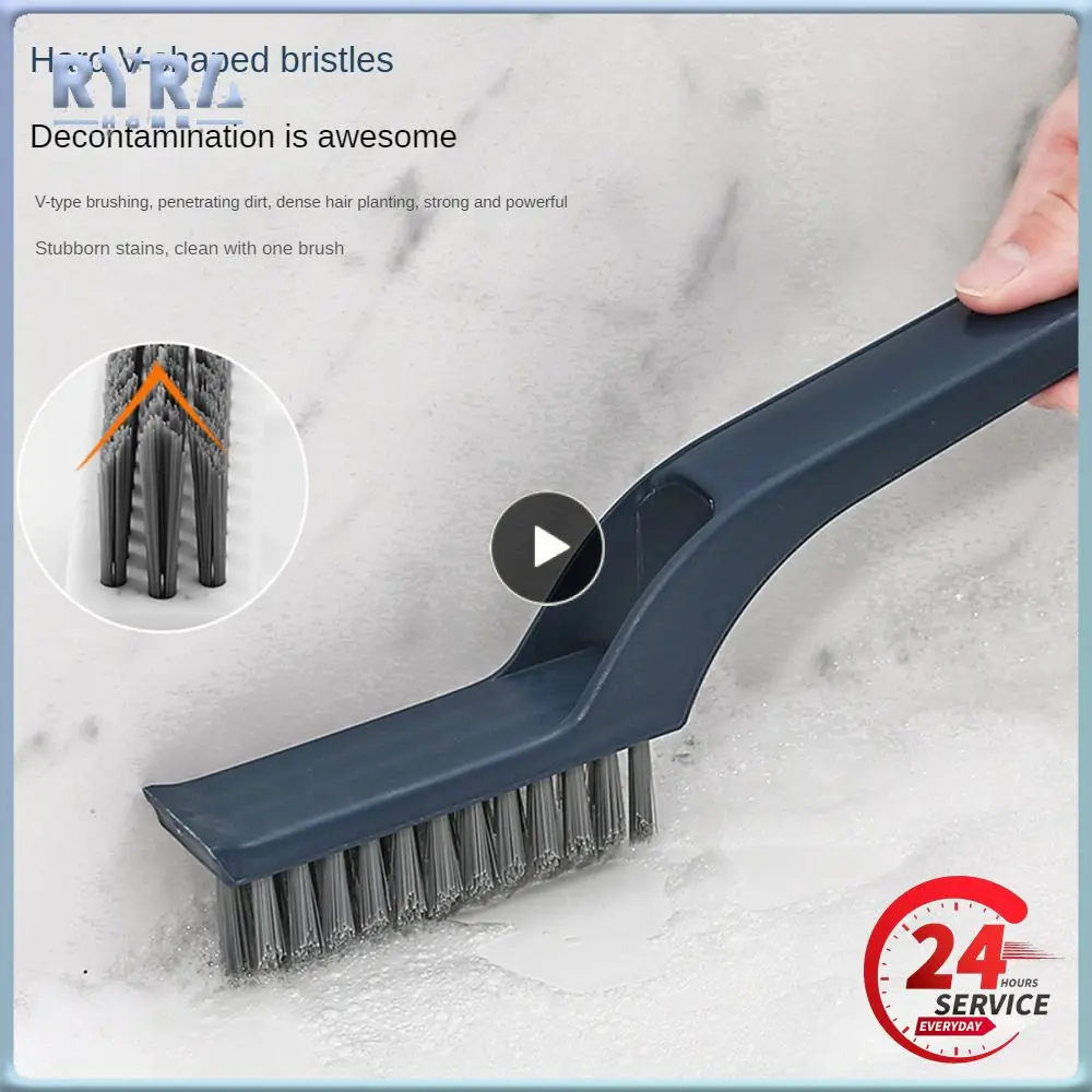 Bathroom Gap Cleaning Brush Gap Brush Chuck Small Clip Hair Window Cleaner Brush Kitchen Multifunctional Ground Seam Brush