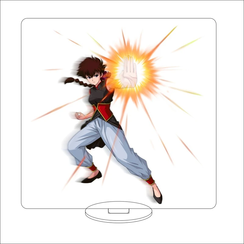 أنيمي يويو هاكوشو تأثيري شكل معركة الاكريليك حامل الحلي Urameshi Yuusuke/Kurama الشكل حامل هدايا المهرجان